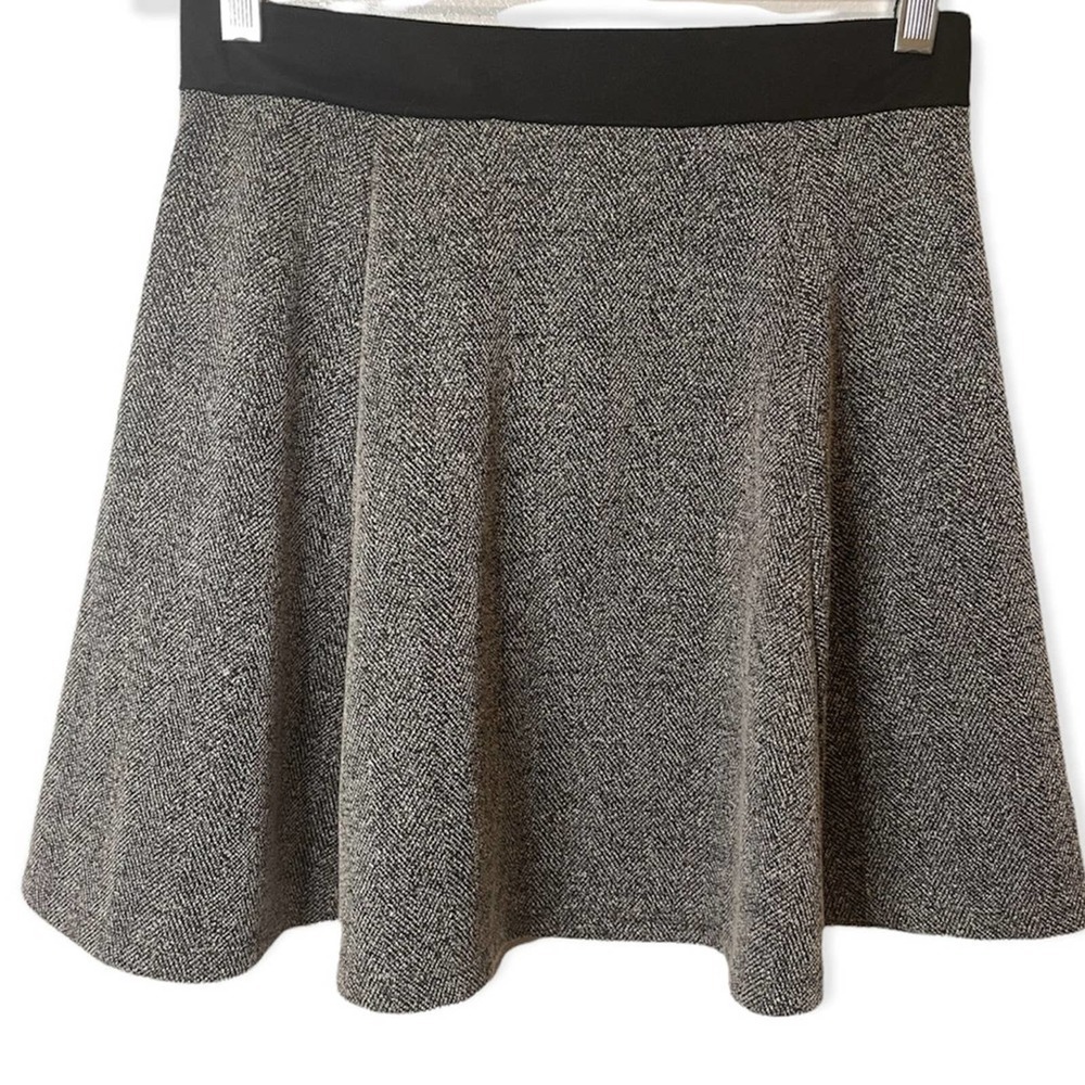 Divided by H&M Grey & Black‎ Skater Mini Skirt​​​​